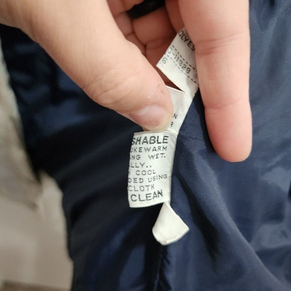 Vintage Golden Collection Pioneer Wear Women's Puffer Ski Vest Blue White Sz XL - Picture 15 of 15